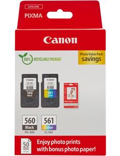 CANON Pack Tinta 560+561 Negra y Color