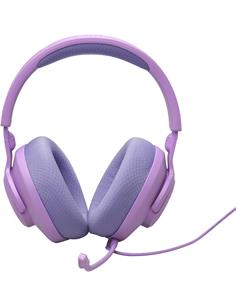 JBL Micro Auricular Casco Gaming Para PC,PS4,Xbox One,Switch QUANTUM 100 M2 Purpura,Cable,Jack 3.5m