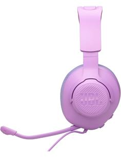 JBL Micro Auricular Casco Gaming Para PC,PS4,Xbox One,Switch QUANTUM 100 M2 Purpura,Cable,Jack 3.5m