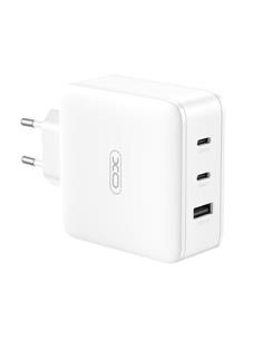 XO Adaptador Corriente 2xTipo C+1xUsb A 100W CE14 Blanco