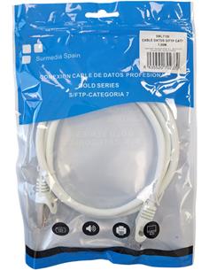 SURMEDIA Cable Red RJ45 S/FTP Cat7 1Mtr Blanco