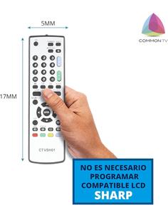 COMMON TV Mando Compatible Para Sharp