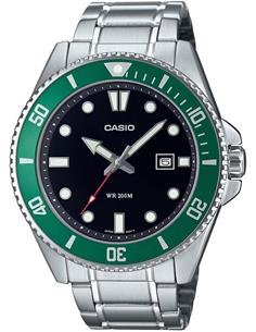 CASIO COLECCION MDV-107D-3AVEF Reloj Analogico Correa Resina, Pantalla Neon, Cronometro, Fecha, Alar