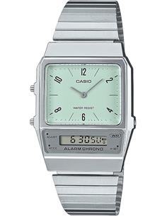 CASIO COLECCION AQ-800E-3AEF Reloj Analogico/Digtial Correa Acero Inox, Cronometro,Fecha,Resit a