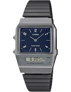 CASIO COLECCION AQ-800E-2AEF Reloj Analogico/Digtial Correa Acero Inox Negra Cronometro,Fecha,Resit