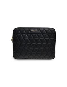 GUESS Funda Portatil 13" Quilted Negro
