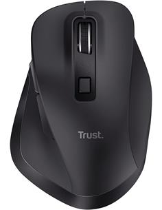 TRUST Raton Inalambrico Recargable FYDA Negro