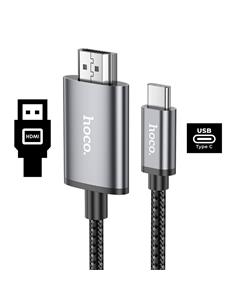 HOCO Cable HDMI A Tipo C 2Mtrs 4K UA27
