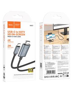 HOCO Cable HDMI A Tipo C 2Mtrs 4K UA27