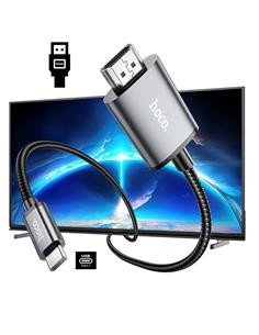 HOCO Cable HDMI A Tipo C 2Mtrs 4K UA27