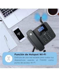 MOTOROLA Telefono Sobremesa 4G Tarjeta Sim FW410