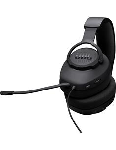 JBL Micro Auricular Casco Gaming Para PC,PS4,Xbox One,Switch QUANTUM 100 M2 Negro,Cable,Jack 3.5m