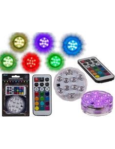 ROXAN Luz Subacuatica Con Luz Led de 10 Colores Y Mando Distancia