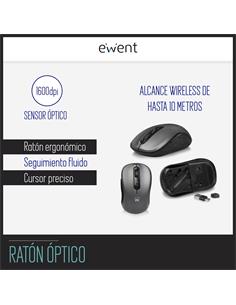 EWENT Teclado+Raton Inalambrico  Usb A/Tipo C EW3272