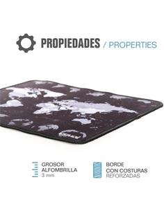 IGGUAL Alfombrilla Raton 30x25Cms Mapamundi