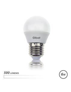 ELBAT Bombilla led G45 E27 6W,500 Lumenes, 6500K ,Luz Fria EB0487