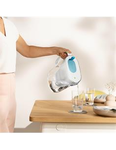 BRITA STYLE Jarra de Agua Filtrante 2.4L Azul Con 3 Filtros Maxtra+