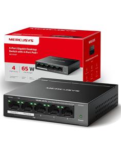 MERCUSYS MS105GP Switch Ethernet 5 Puertos+ PoE+ 1000Mbps