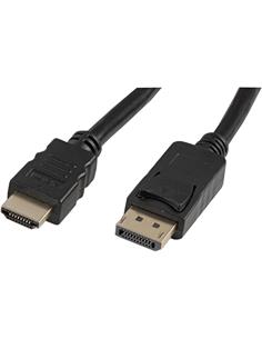 SURMEDIA DPHD15 CABLE DP A HDMI M-M 1,50 Mtrs. 4k 30hz  conexiones doradas