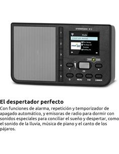 TECHNISAT Radio Wifi STERNRADIO IR2 Negra internet radio  250 memorias recargable