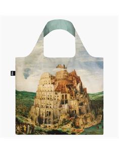 LOQI PB.TB Bolsa Plegable Pieter Bruegel Torre De Babel 50x42Cms/ Hasta 20Kg