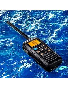 ICOM Walkie Banda Marina VHF IC-M37 EURO 6W Resistente al Agua, sumergible 30m 1.5mt