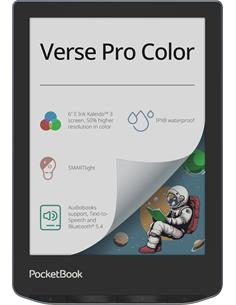 POCKETBOOK Libro Electronico VERSE PRO COLOR 6" 16GB,Bluetooth,SmartLight Stormy Sea