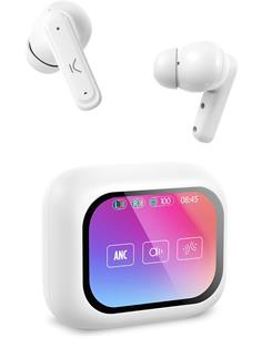 KSIX Auricular Inalambrico VISION Con Pantalla Y Cancelacion De Ruido Blanco