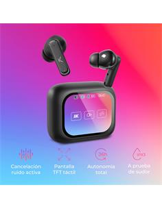 KSIX Auricular Inalambrico VISION Con Pantalla Y Cancelacion De Ruido Blanco