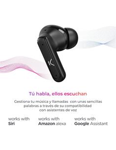 KSIX Auricular Inalambrico VISION Con Pantalla Y Cancelacion De Ruido Blanco