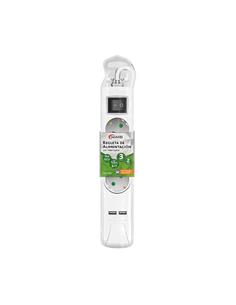 NIMO Regleta 3 Enchufes Con 2xUsb MEL260 Blanco