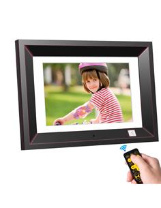 KODAK Marco Digital RDPF-1020V 10" Madera Negro  Ranura Tarjeta SD Reloj y Calendario