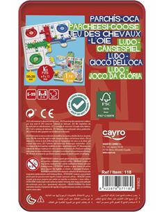 CAYRO Juego De Mesa Parchis+Oca 118