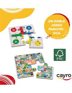 CAYRO Juego De Mesa Parchis+Oca 118