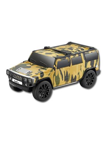 SAMI Altavoz Inalambrico Vintage Hummer 8W RS-982,Camuflaje,FM,Usb,Micro Sd,Tipo C,Tws,1500Mha
