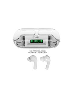 TREVI Auricular Bluetooth MINI CUFFIE HMP 12E08 AIR Con Estuche de Carga 4H Blanco