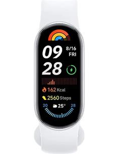 XIAOMI Pulsera Actividad MI Smart BAND 9 Plata Monitor Sueño, Ritmo Cardiaco, Resistente al Agua