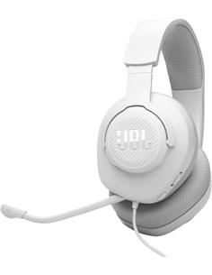 JBL Micro Auricular Casco Gaming Para PC,PS4,Xbox One,Switch QUANTUM 100 M2 Blanco,Cable,Jack 3.5m