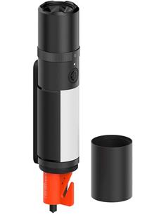 XIAOMI Linterna Multifuncion Flashlight Recargable,1000L,Martillo Rompecristal,Cortador de Cinto
