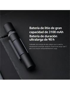 XIAOMI Linterna Multifuncion Flashlight Recargable,1000L,Martillo Rompecristal,Cortador de Cinto