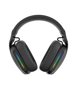 COOLSOUND Auricular de Casco Gaming Bluetooth y Cable Jack GII RGB, PC Nintendo Switch CS0265 Negro