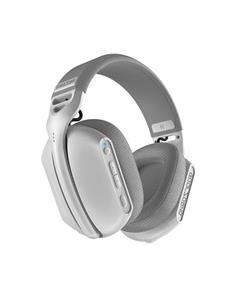 COOLSOUND Auricular de Casco Gaming Bluetooth y Cable Jack GII RGB, PC Nintendo Switch CS0266 Blanco