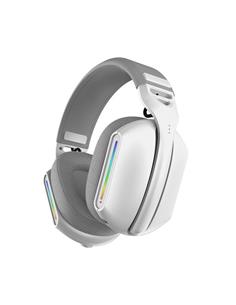 COOLSOUND Auricular de Casco Gaming Bluetooth y Cable Jack GII RGB, PC Nintendo Switch CS0266 Blanco