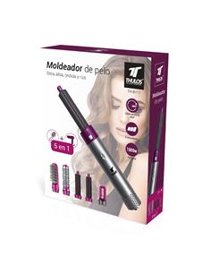 THULOS 5 En 1 Moldeador Y Secador de Pelo TH-BY17 1000W Incluyes 5 Accesorios