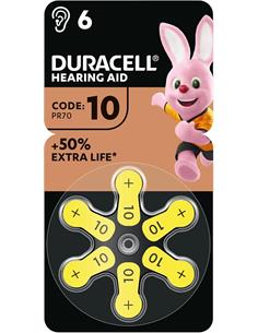 DURACELL Pack 6 Pilas Zinc PR70 Para Audifono