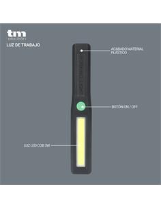 TM ELECTRON Linterna Portatil 3W Led Magnetica TMTOR032