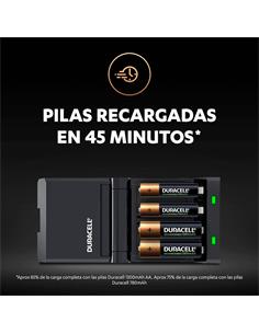 DURACELL Cargador Bateria AA/AAA Con 4x Pilas CEF27Speedy