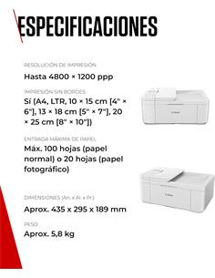 CANON Impresora Multifuncion TR4751I Blanco