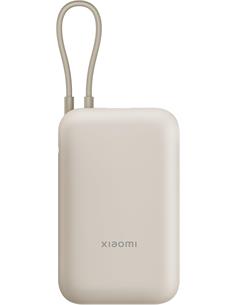 XIAOMI Bateria Externa Portatil 10000mAh Cable Integrado Tipo C Blanca 22.5W