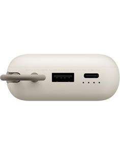 XIAOMI Bateria Externa Portatil 10000mAh Cable Integrado Tipo C Blanca 22.5W